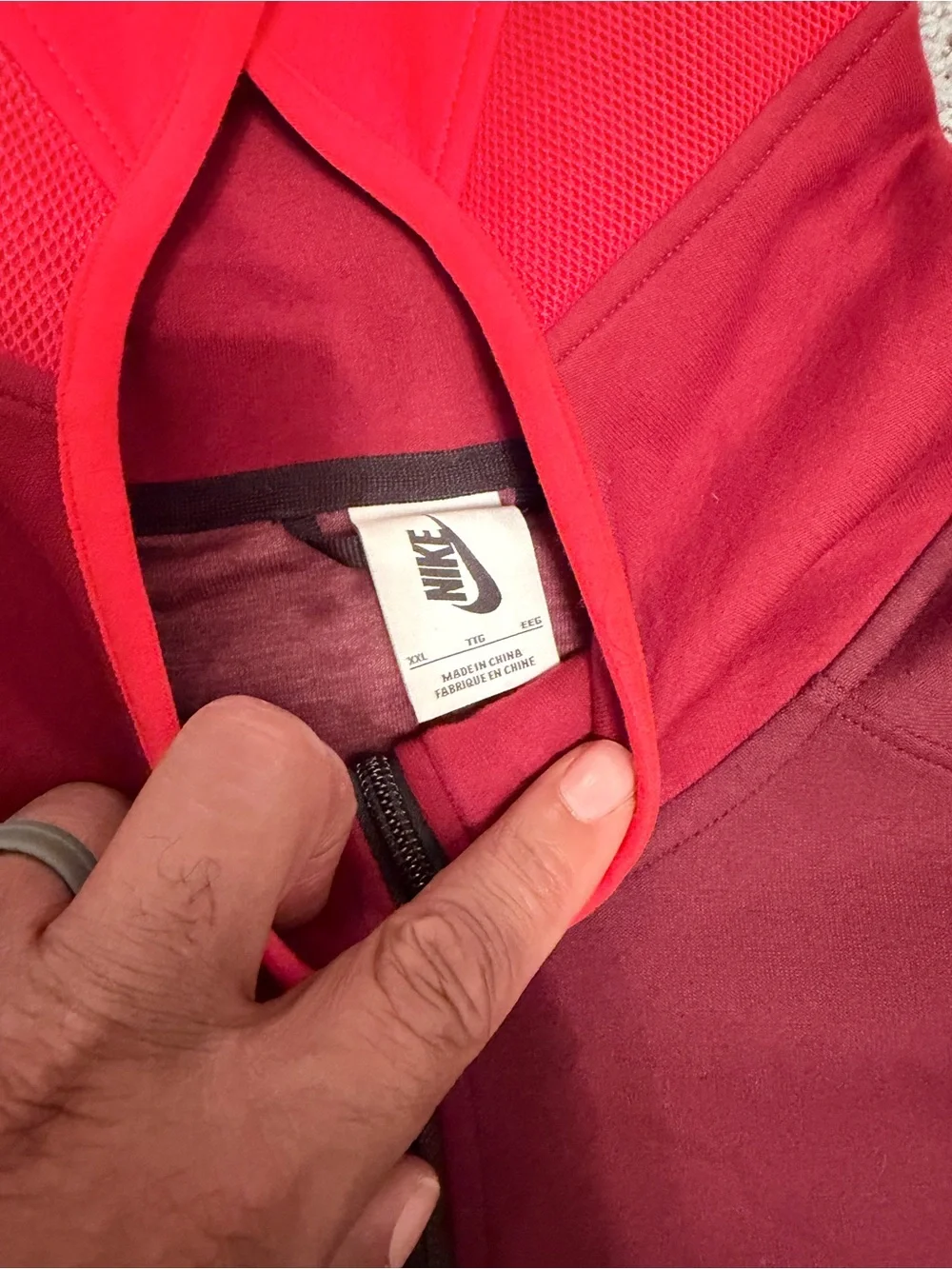 2XL Nike x Clot Zip Up hoodie